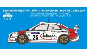 Decal – Subaru Impreza WRC 01 - Tour de Corse 2001 